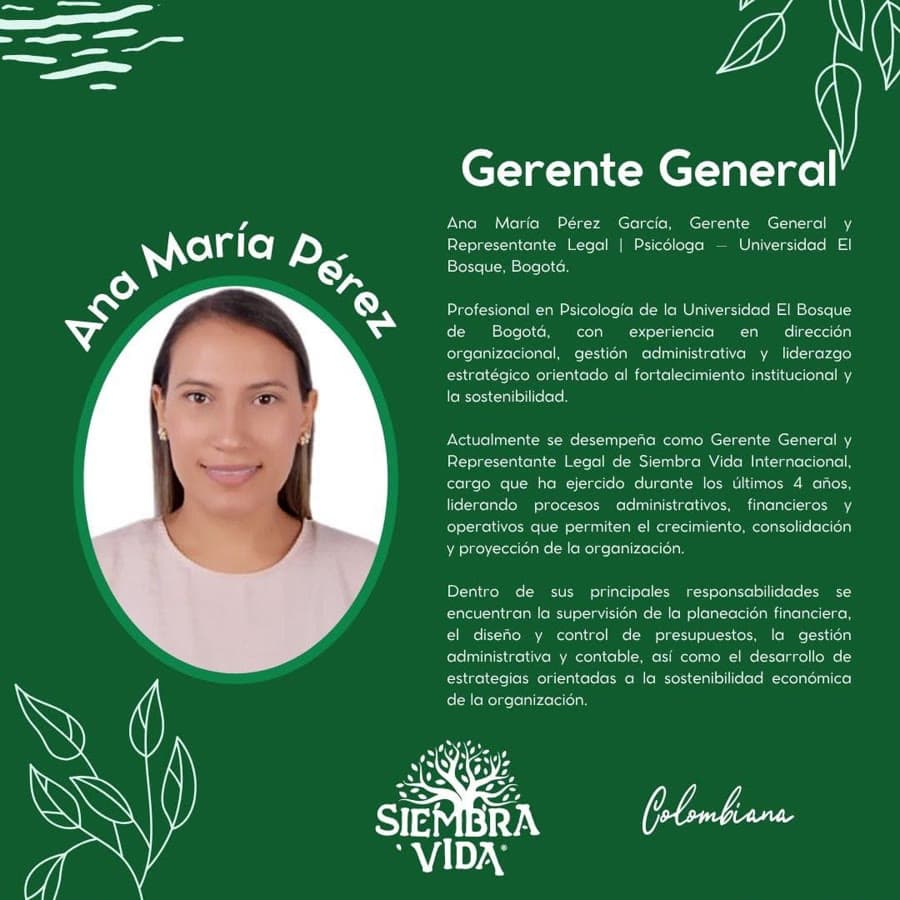 Ana María Pérez — Gerente General