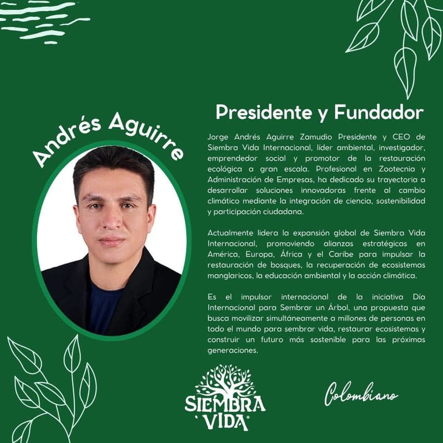 Andrés Aguirre — Presidente y Fundador