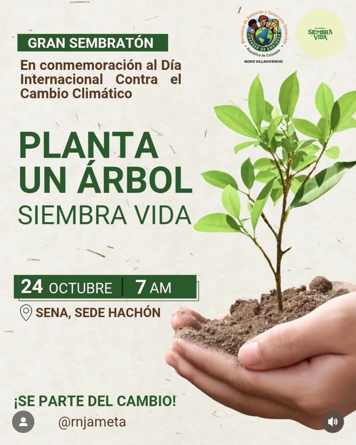 Flyer Red Nacional de Jóvenes de Ambiente